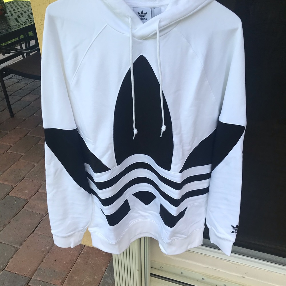 COPY - Adidas Trefoil Hoodie White/Black